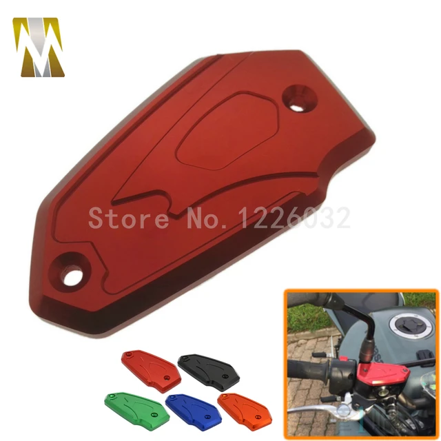 Nouvelle Moto Rouge Liquide De Frein Réservoir Cache Vis Pour