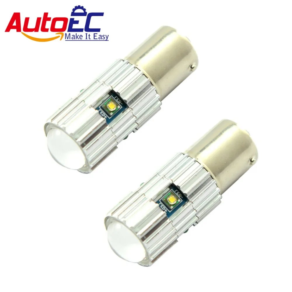 AutoEC 25 Вт 1156 1157 BA15S BAY15D BAU15S BA15D Автомобильный светодиодный сигнал поворота 12 в белый