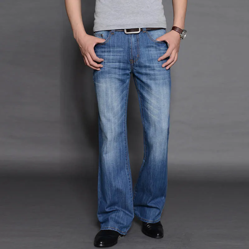 Jeans Men 2020 Mens Modis Big Flared Jeans Boot Cut Leg Flared Loose Fit high Waist Male Designer Classic Denim Jeans Pants Jeans Men 2020 Mens Modis Big Flared Jeans Boot Cut Leg Flared Loose Fit high Waist Male Designer Classic Denim Jeans Pants