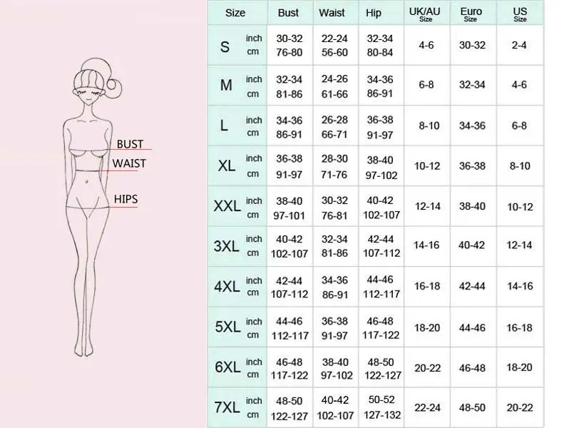 7028 size chart