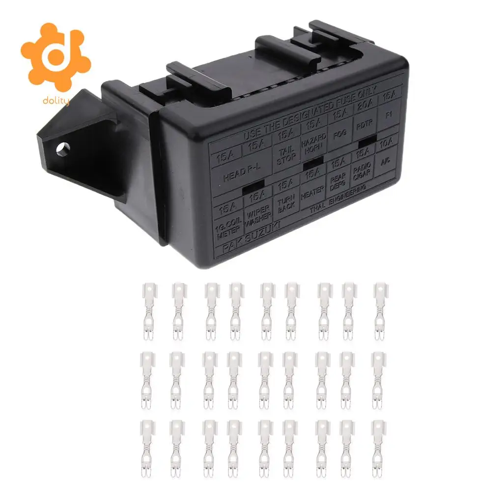 

Automotive Car Boat 14Way Middle ATO ATC Blade Fuse Box Block with Terminals
