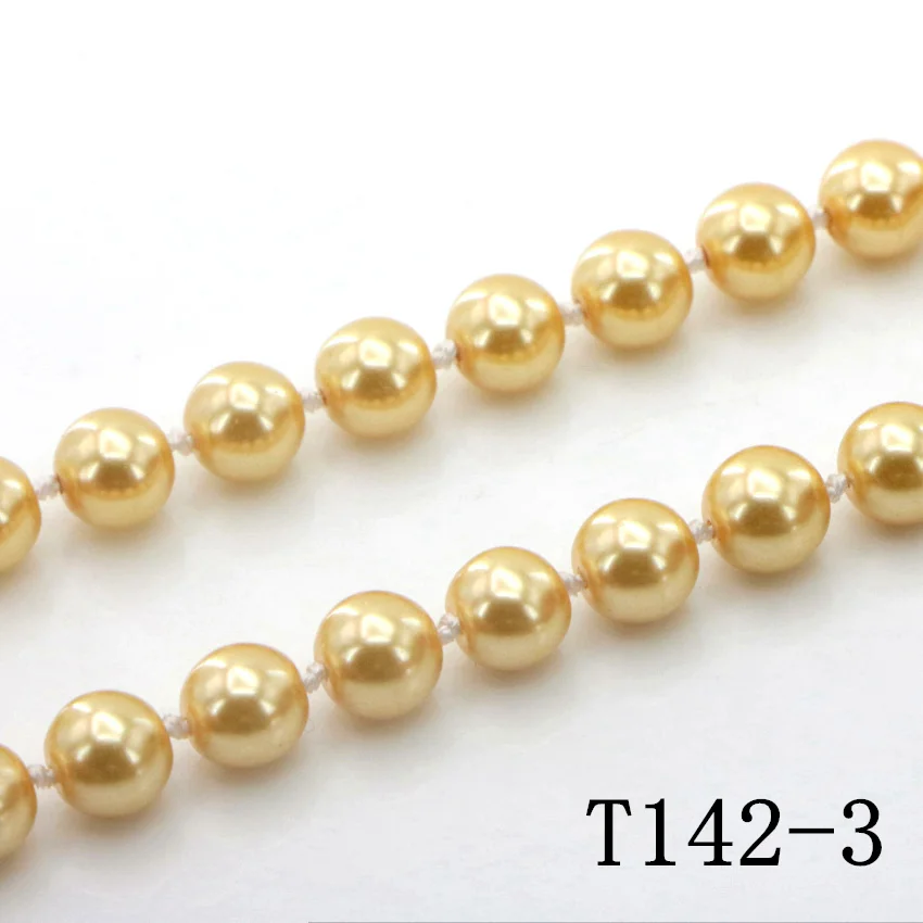 Natural pearl necklace, South China baroque pearl mother's gift jewelry necklace 925 silver pure gold necklace (15)