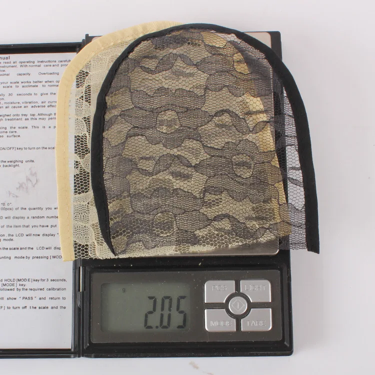 Black/Beige Hight Quality Elastic Lace Net For Making Wigs Caps And Lace Wigs Cap Material Lace Accessories
