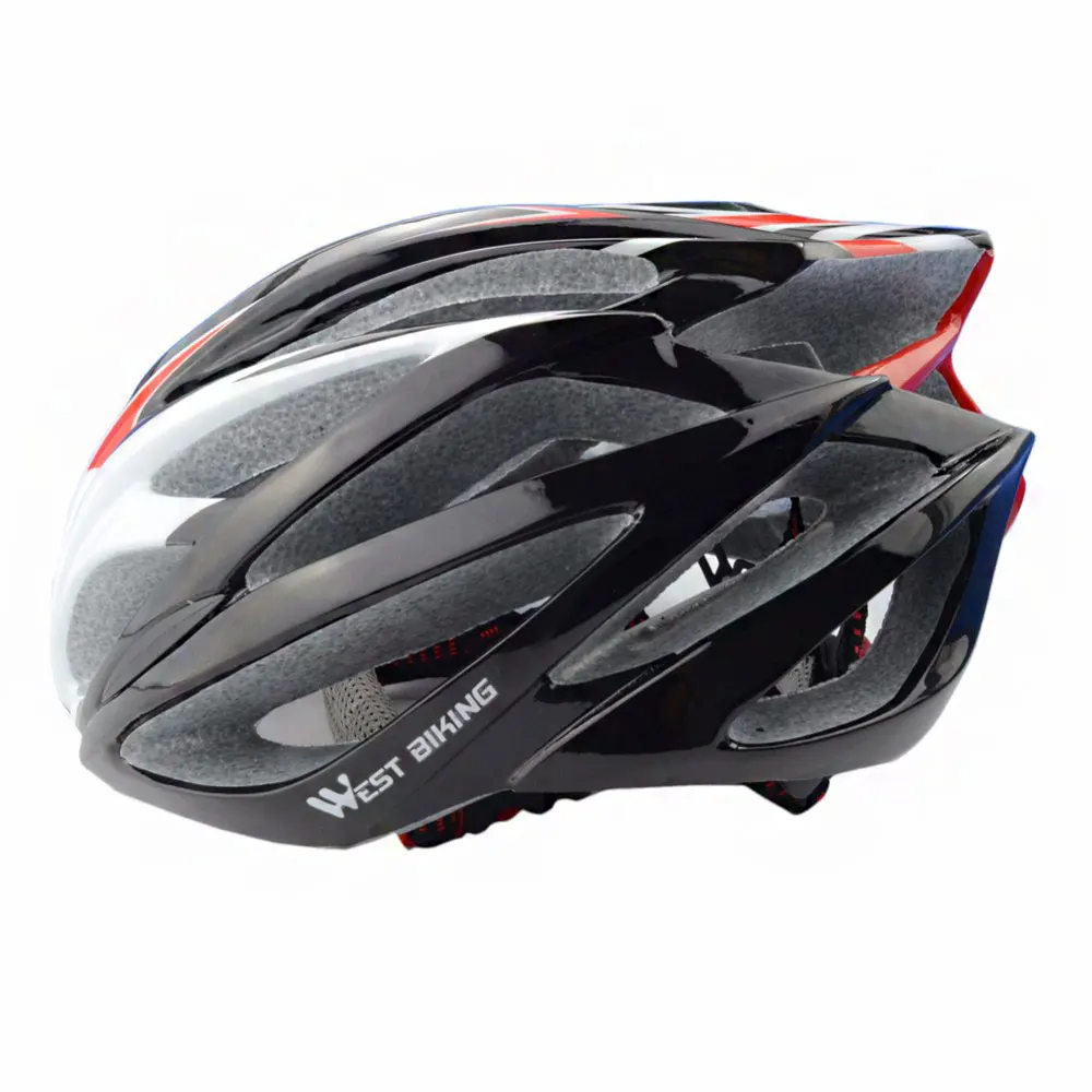 West biking мульти-спортивный шлем Велоспорт BMX горный Тринити велосипед ПВХ 22 вентиляционные отверстия Bicicleta шлем козырек подкладка Pad