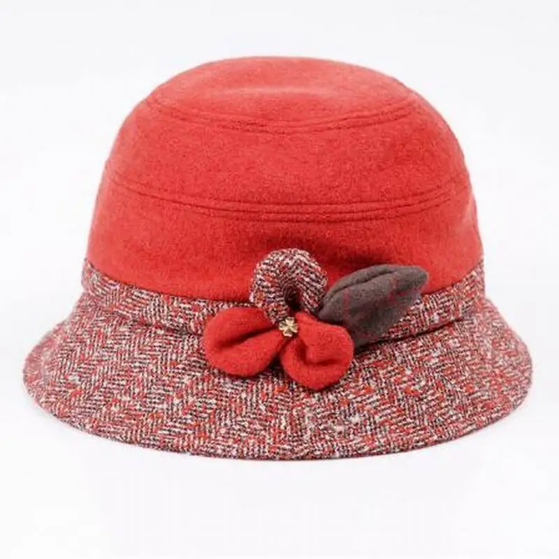 Женские шерстяные шапки Fedoras на весну осень и зиму повседневные дизайнерские