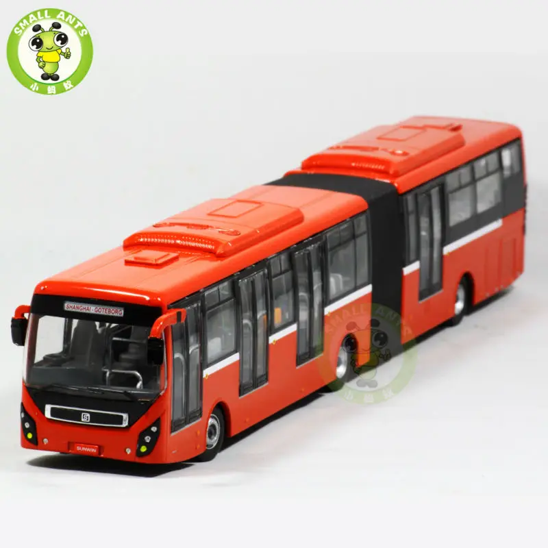 1/64 Volvo сочлененные модели автобусов Карачи Лахор Пакистан BRT литая модель автобуса