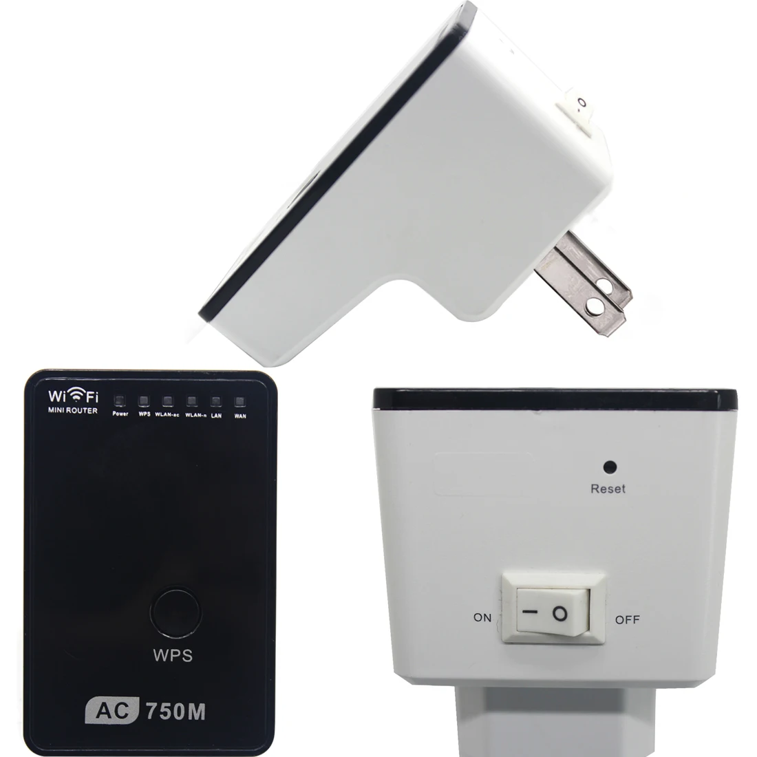 

New Wireless WIFI Repeater 750Mbps Wifi Extender 2.4G Wi Fi Amplifier Wi-Fi Reapeter 802.11n Access Point Signal Booster