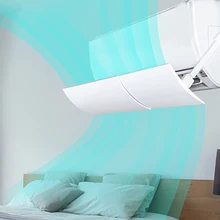 Новая регулируемая крышка для кондиционера анти-ветер кондиционер перегородка щит лобовое стекло месяц Прямая доска Бытовая поставка