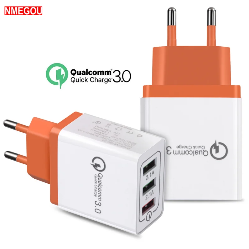 Travel 3 Port Usb Quick Charger Qc 3.0 Fast Wall Charge for IPhone Xiaomi Mi7 Samsung Huawei Mobile Phone QC3.0 Power Adapter Travel 3 Port Usb Quick Charger Qc 3.0 Fast Wall Charge for IPhone Xiaomi Mi7 Samsung Huawei Mobile Phone QC3.0 Power Adapter