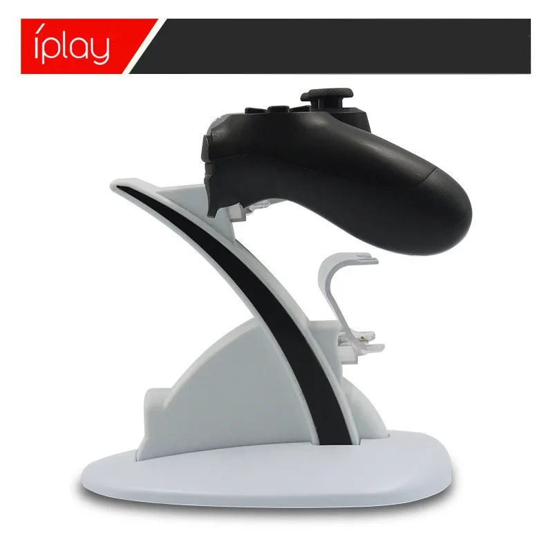 Controller Charger Dock LED Dual USB PS4 Charging Stand Station for Sony Playstation 4 PS4 PS4 Pro PS4 Slim black white (4)