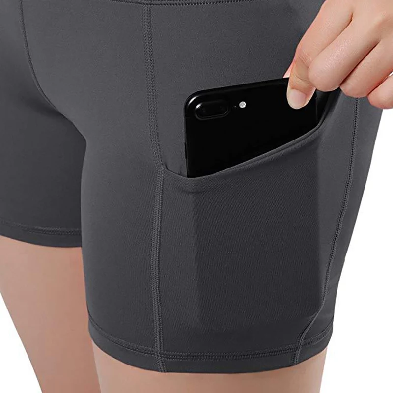 Yoga Shorts Pants Women High Waist Butt Lifting Push Up Tight Pants Shorts Trousers Running Sportswear Leggings Sport Women