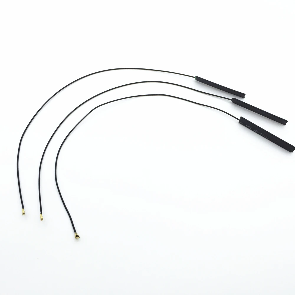 

Free Shipping 3Pcs Laptop Wifi Internal NGFF IPEX MHF4 Antenna for BCM94360HMB BCM94360CSAX BCM94360CS2 18.5cm/7.2 inches