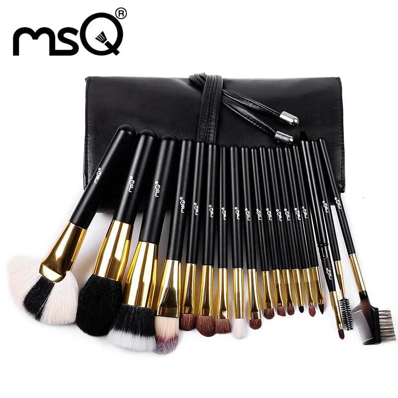 

MSQ Pro 18Pcs Makeup Brushes Set Comestic Powder Foundation Blush Eyeshadow Eyeliner Lip Beauty Make up Brush Tools Maquiagem