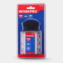 WORKPRO W013005 оригинальные лезвия сверхмощные лезвия для ножа SK5 стальные лезвия для ножей 100 шт/партия