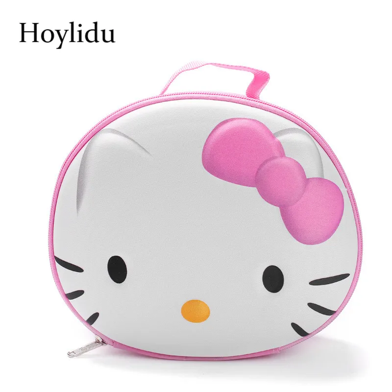 

3D Cute Hello Kitty Women Cosmetic Bags for Makeup Bag Ladies Large Capacity Travel Make Up Box Toiletry Case Organizer Pouches