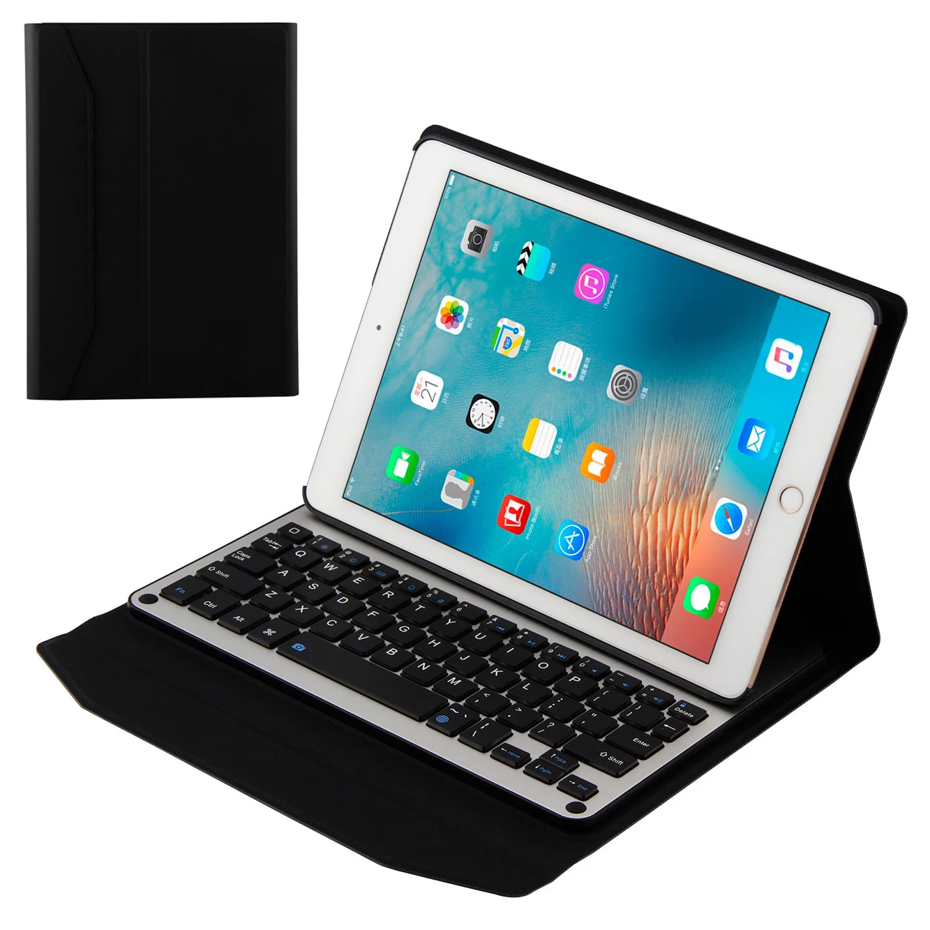 Dulcii для крышки i Pad 9 7 чехол клавиатуры Съемный Bluetooth клавиатура кожаный смарт Air 2 с