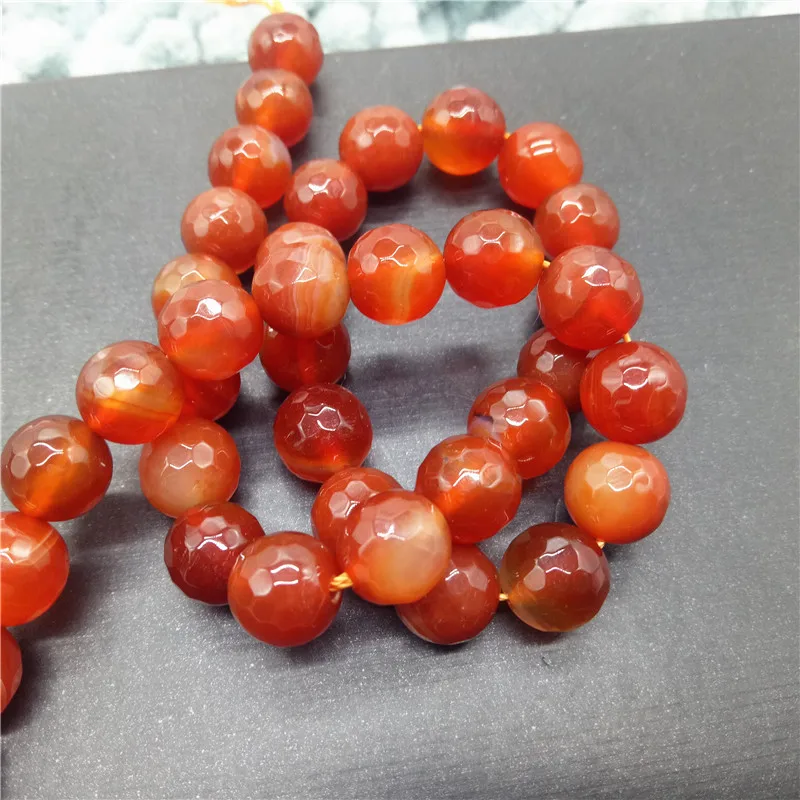 Настоящие красные бусины из натурального камня оптовая продажа сердолика для