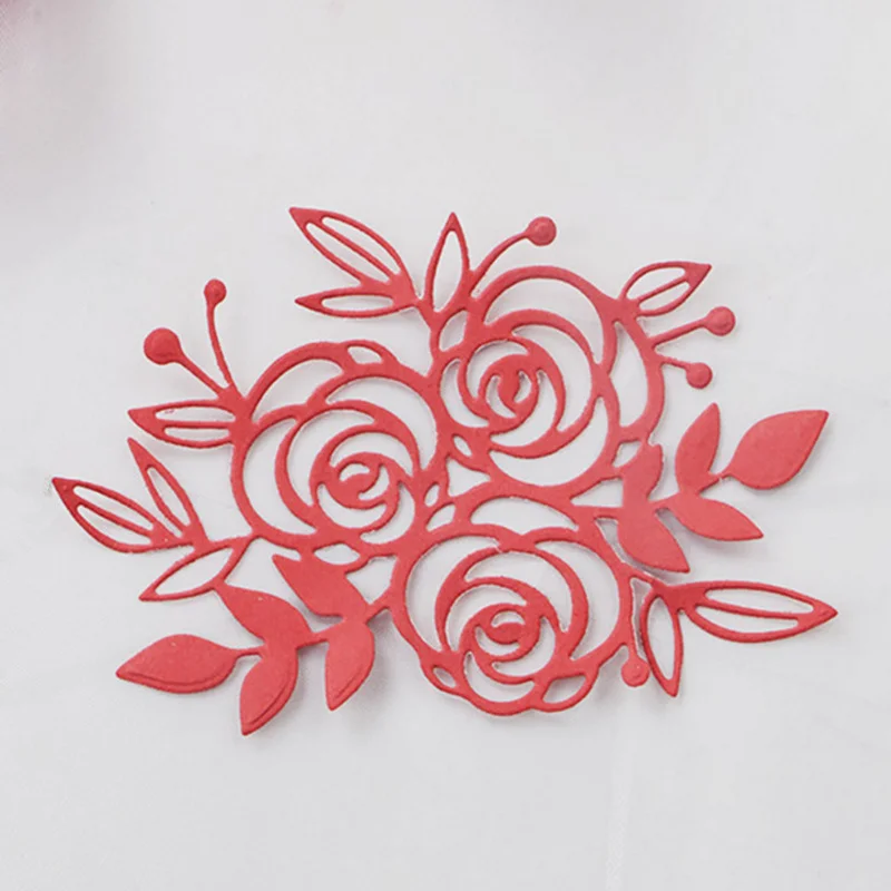 

DUOFEN 2018 New flower metal Cutting Dies Stencils for DIY Scrapbooking stamping Die Cuts Paper Cards craft knurling dies