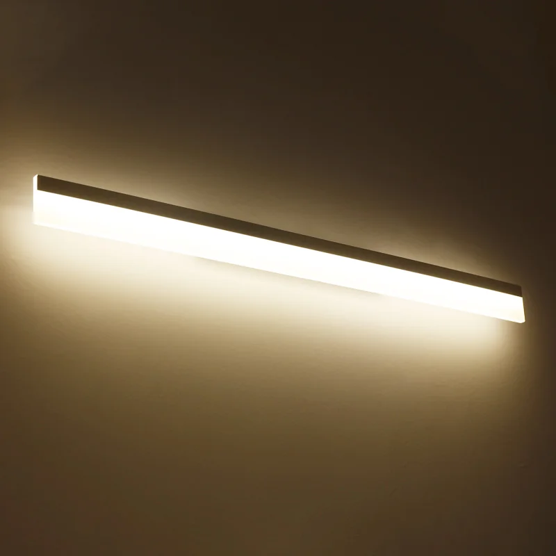 

Modern bathroom / toilet LED front mirror wall lamp bathroom acrylic mirror lights Bedroom 0.4m-1.2m 8W-24W AC85-265V