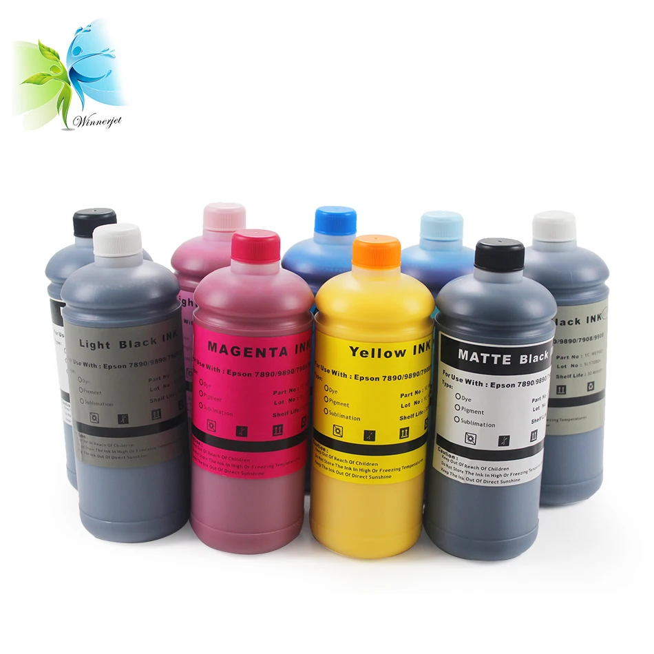 Printer Supplies 1liter/bottle Water Based Dye Ink Compatible For Epson