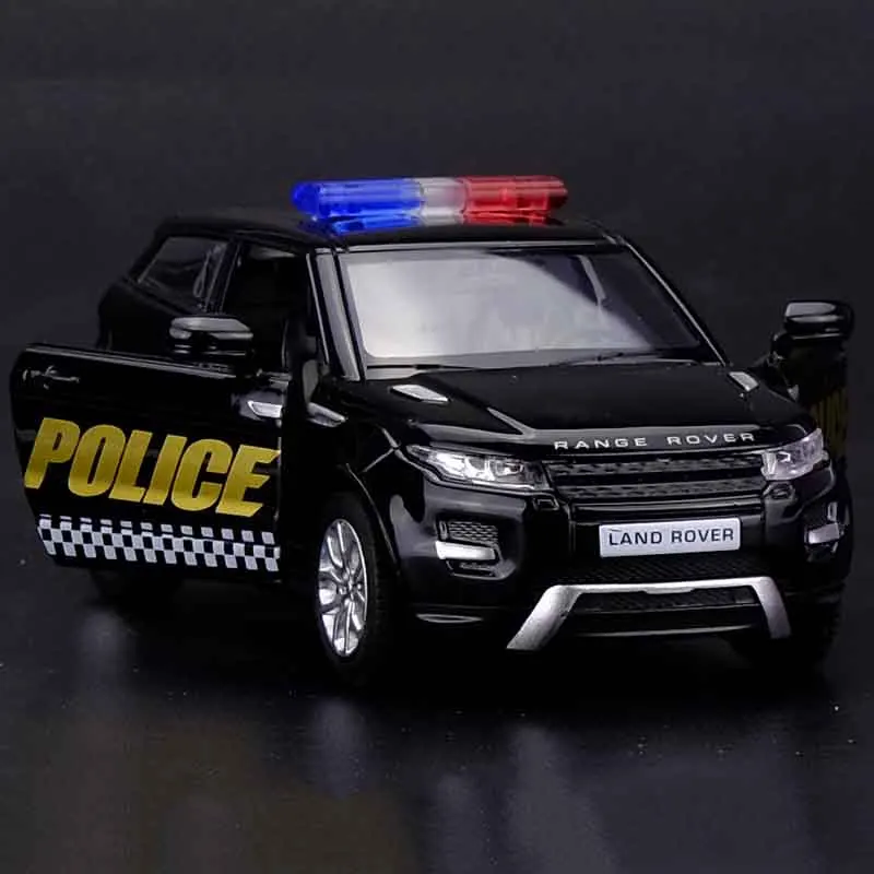 1:36 полицейский Аврора внедорожник SWAT литые под давлением машинки модель игрушка оттяните назад внедорожный автомобиль из металлического сплава игрушки для детей