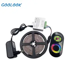 Светодиодные ленты света DC12V RGB ленты диод неоновая лента Тира fita светодиодный s 2835 5 м Водонепроницаемый Гибкая световая гирлянда с