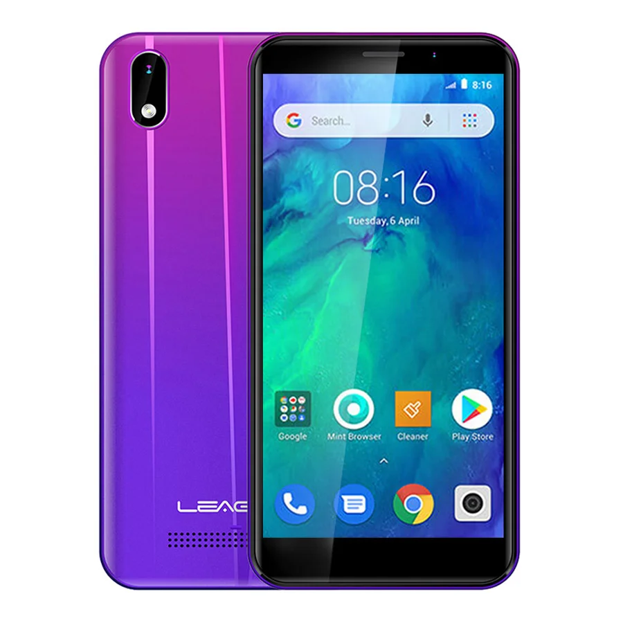 LEAGOO Z10 Android O Go 18:9 5," 1 ГБ ОЗУ 8 Гб ПЗУ смартфон 2000 мАч 960*480 MT6580M четырехъядерный мобильный телефон - Цвет: Twilight