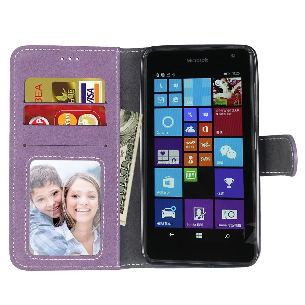 Чехол из искусственной кожи для Lumia 535 Жесткий Nokia Microsoft магнитный чехол телефона