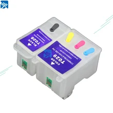 2шт многоразовый картридж для принтера epson C60/C61/CX3100 с микросхемами Arc T028 T029