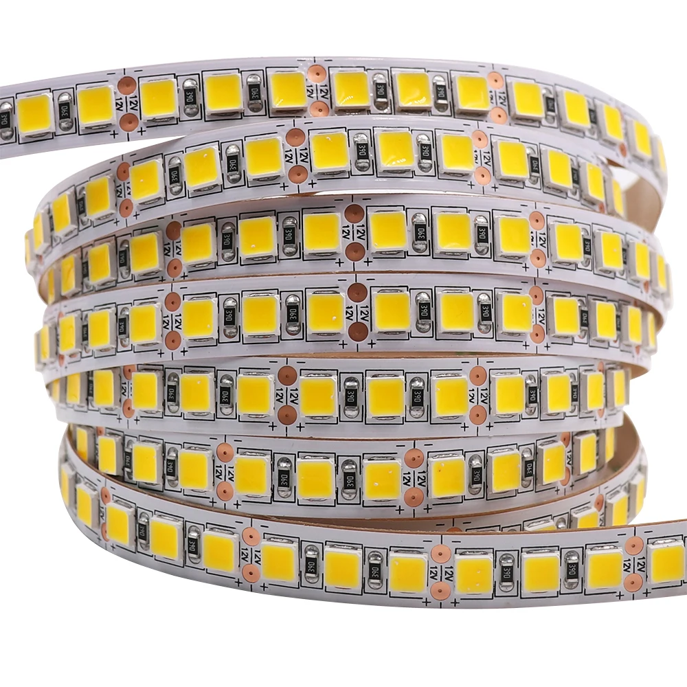 Светодиодная ленсветильник 5054 5050 SMD 2835 LED 60 светодиодов 5630 12 В постоянного тока