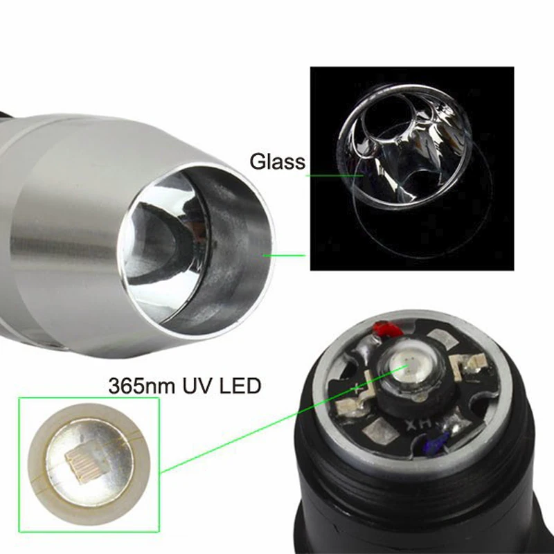 Mini-365nm-UV-Flashlight-CREE-LED-Fluorescence-Detection-Purple-Violet-Light-USB-UV-Led-Flashlight-Torch (8)