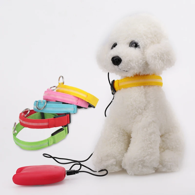 Распродажа-USB Перезаряжаемый светодиодный ошейник для собак светящийся ошейник для собак для прогулок