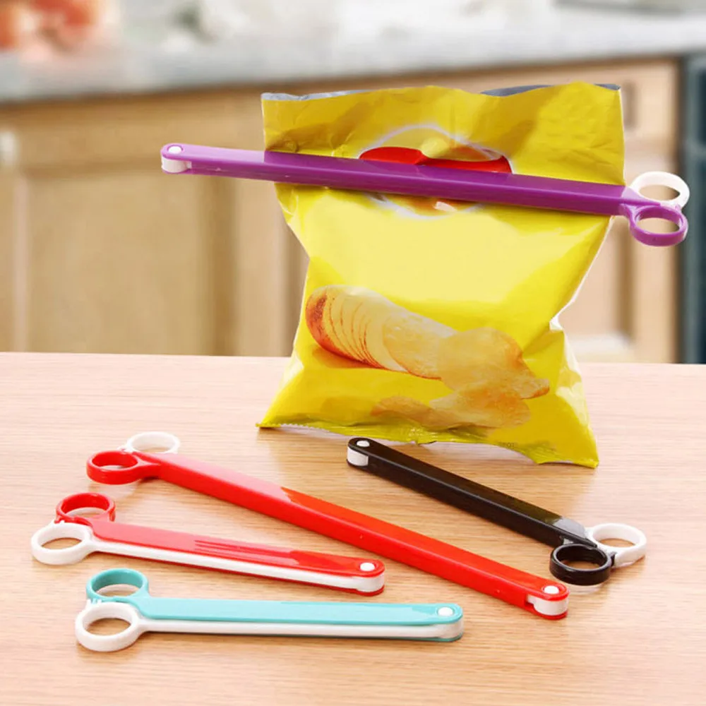 

1Pc Househould Food Snack Storage Seal Sealing Bag Clips Sealer Clamp Food Bag Clips Home Food Close Clip Seal Kitchen Tool