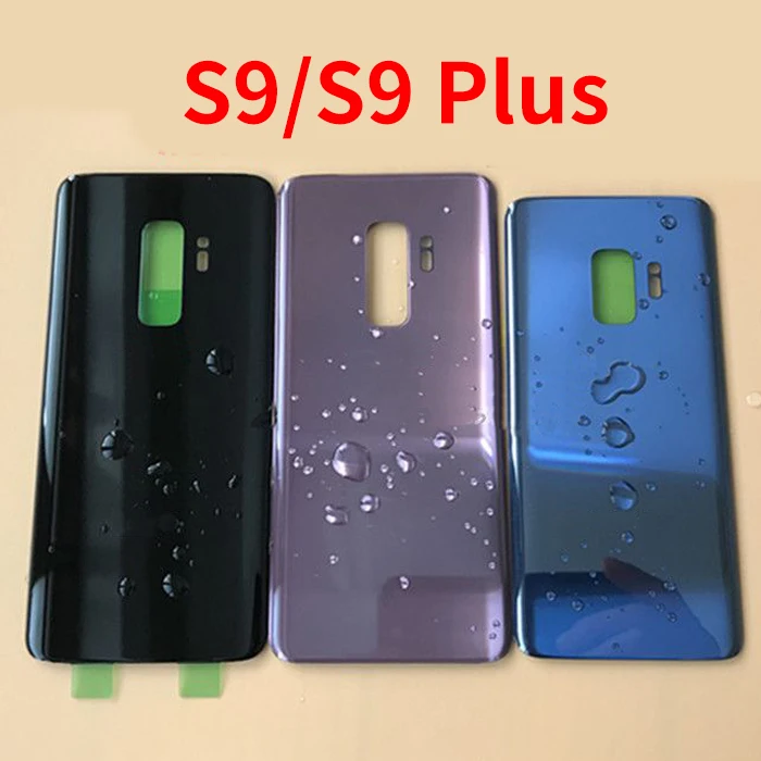 

10pcs For SAMSUNG Galaxy S9 G960F G960 S9 Plus G965 G965F Back Glass Battery Cover Rear Door Housing Case S9Plus S9+