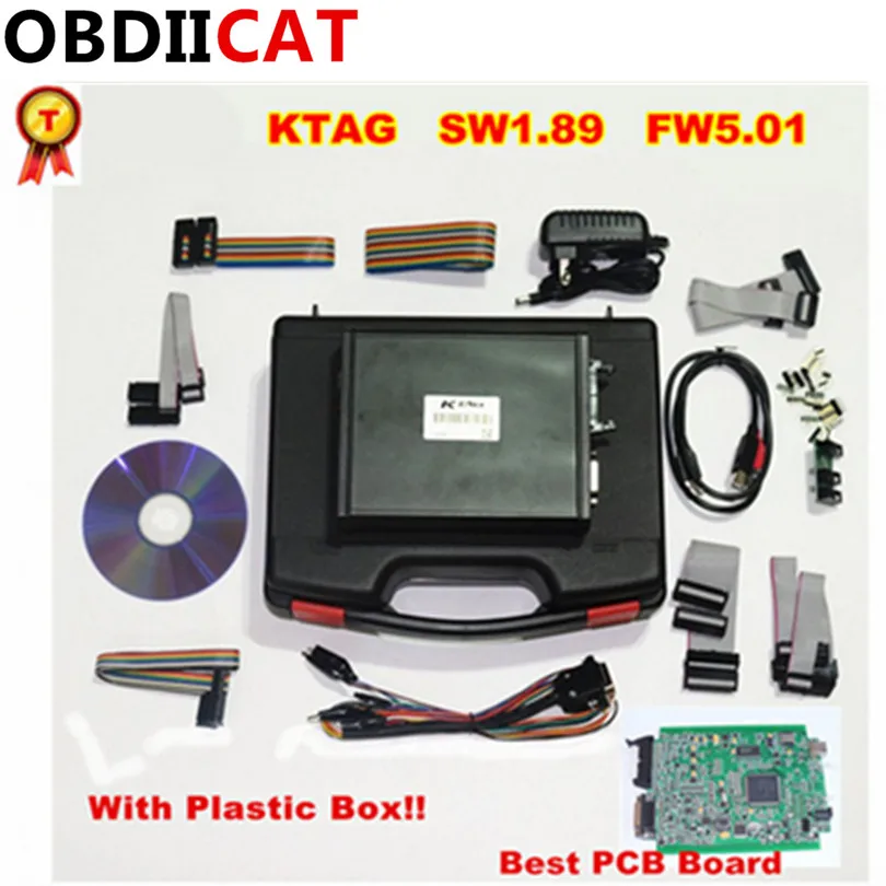 With Plastic Box K TAG V1.89 KTAG K TAG Firmware V5.01 ECU Programming