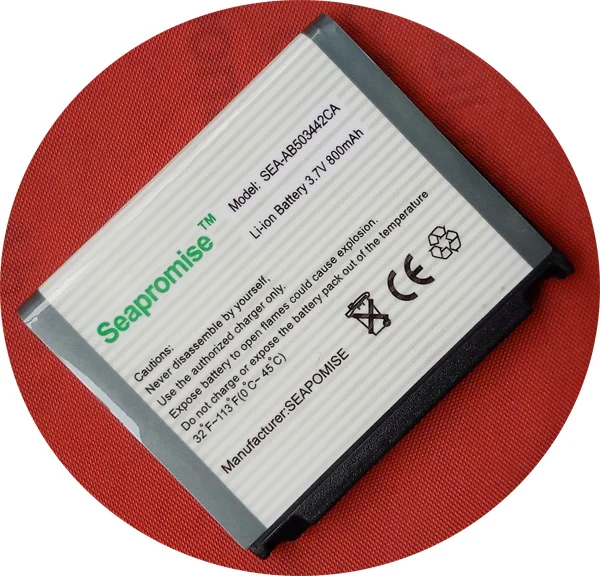 Оптовая продажа 5 шт./партия AB503442CA (AB503442CE AB503442CU) батарея для samsung R500 m520 R610 t729 D900 E488