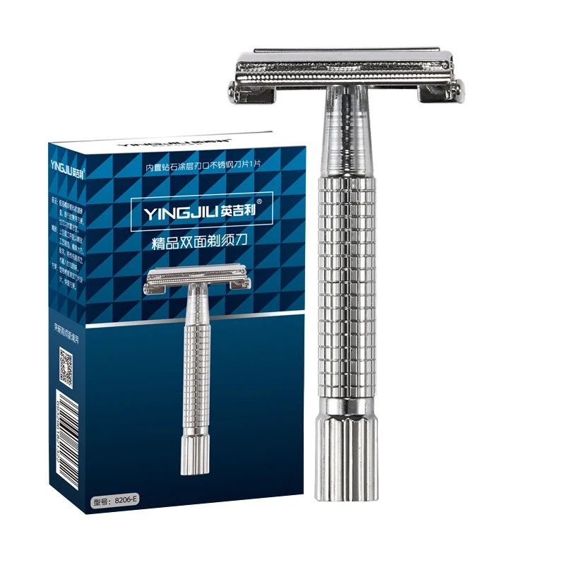 Mens Double Edge Razors Safety Manual Shaver Men Safety Razor with