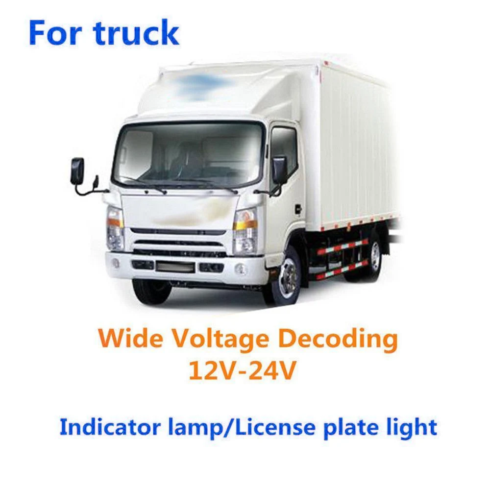 2 шт. 12 v-24 v T10 194 168 W5w Cob светодиодный автомобиль грузовик Стекло номерного знака светильник лампочка