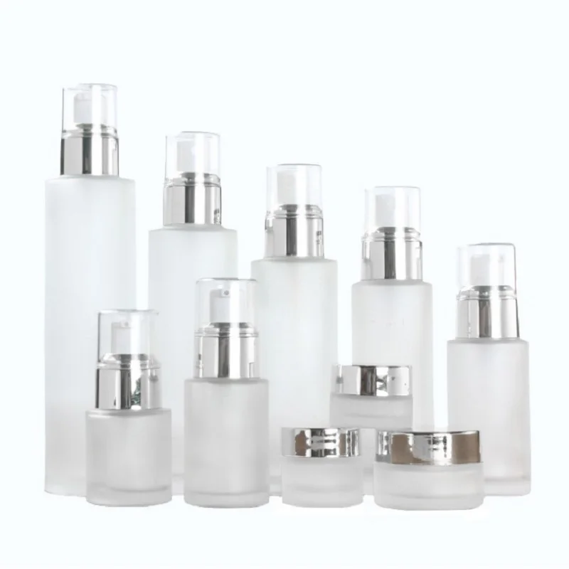 

Mist Travel Bottles White Cover Round Shape Press Refillable Spray Bottle Empty Cosmetic Packaging Container 8pcs/lot
