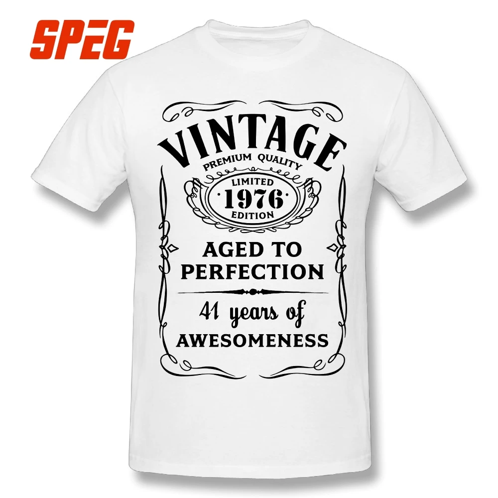 T Shirt Men Vintage Limited 1976 Edition 41st Birthday Gift Retro T