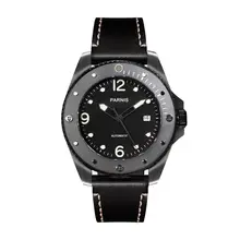 Parnis Outdoor Seriers Luminous Mens Sapphire Glass Ceramic Bezel 100m Waterproof Sport Automatic Mechanical Watch Wristwatch