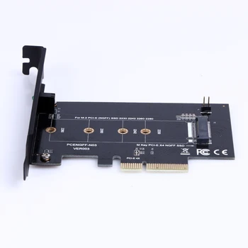 

PCI Express 4x to M Key M.2 SSD Slot Adapter For M.2 PCI-E SSD (NGFF) SSD 2230 2242 2260 Card M Key PCI-E X4 NG Adapter Card