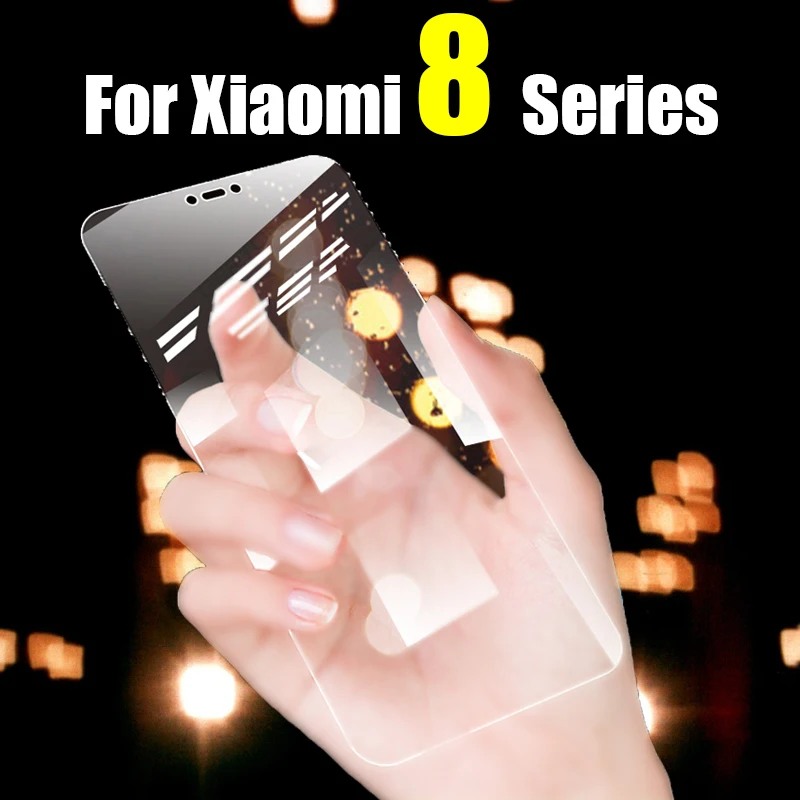 

Protective glass on the for xiaomi mi 8 mi8 lite screen protector film kisomi xiomi xiaomei me tremp mi8lite light tempered glas