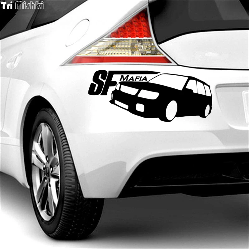 Tri Mishki HZX038 10*24см 1 4 шт наклейки на авто sf mafia for subaru forester автомобиль наклейка авто|car