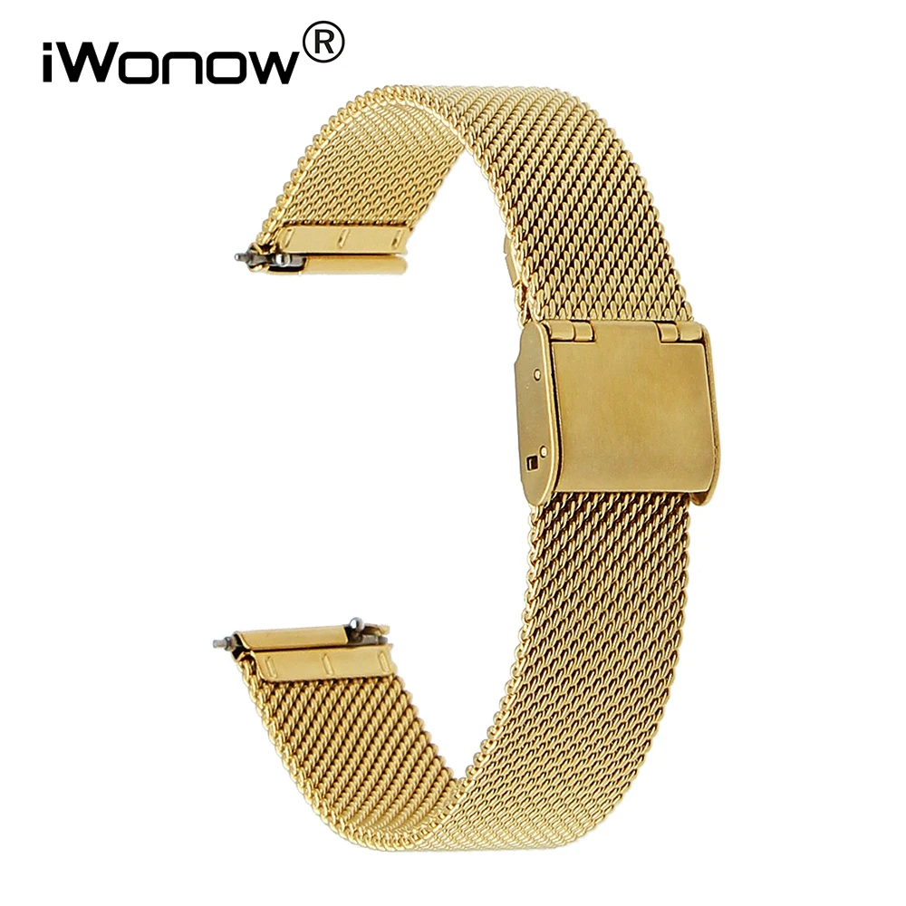 Milanese Quick Release Watch Band for Tissot Longines Mido Omega