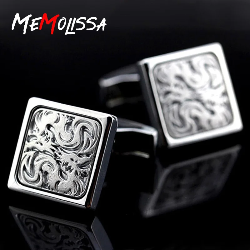 Buy MeMolissa Laser Engraving Cufflinks for mens