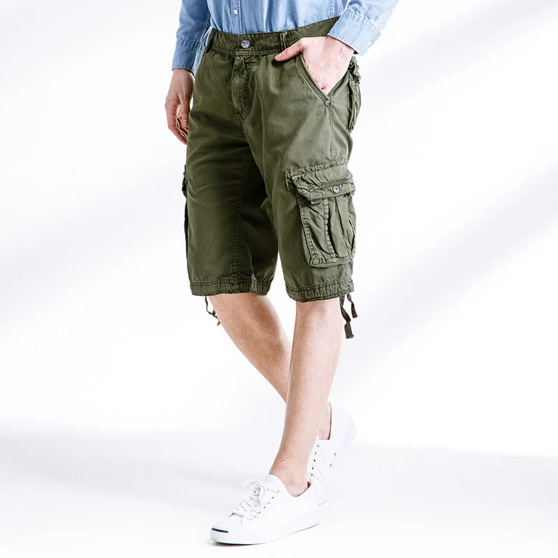Buy 2017 Men Military Shorts Summer Men's Army Cargo