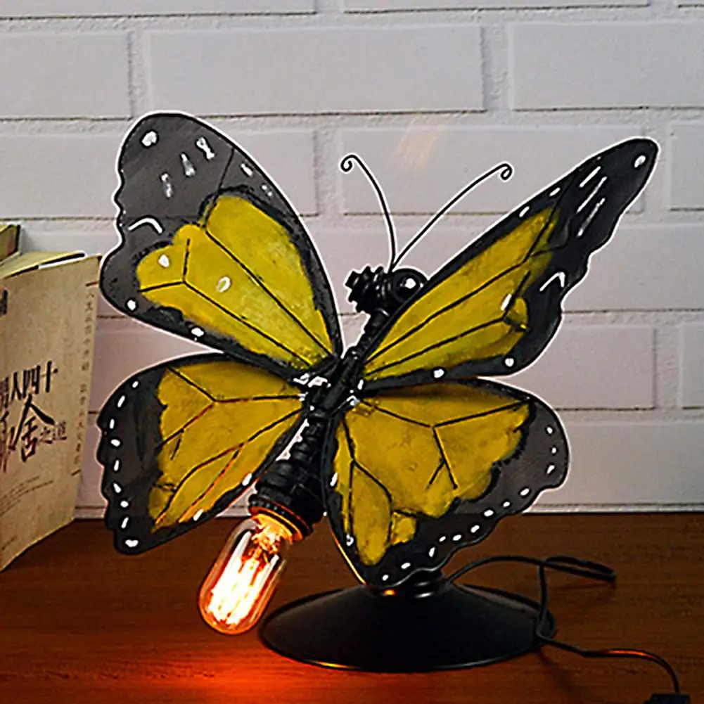 

Antique Industrial Lighting Wall Sconces Butterfly Wall Light Loft Retro Wall Lamp Metal Pipe Wall Lighting Decoration Lamp E27