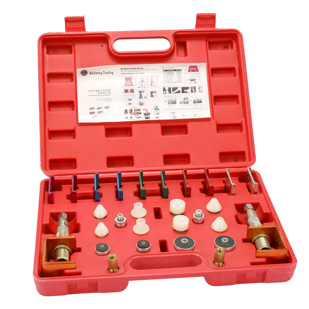 

Automobile Air Conditioning System Refrigerant Pipeline Multlple Flushing Leak Test Kit Detection Tool for air conditioner tool