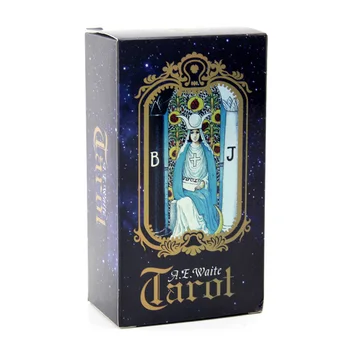 

English version Shine Waite tarot cards Holographic divination board Game cards game for women